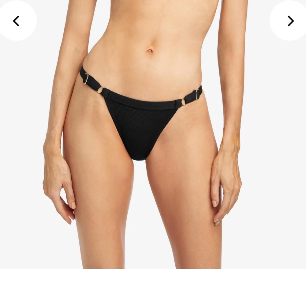 Robin Piccone Black Bikini Bottoms